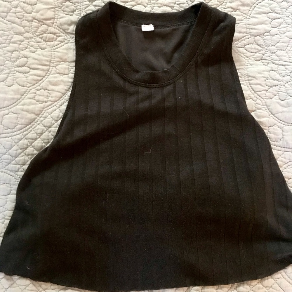 Alo Yoga Ribbed Crop Tank Top